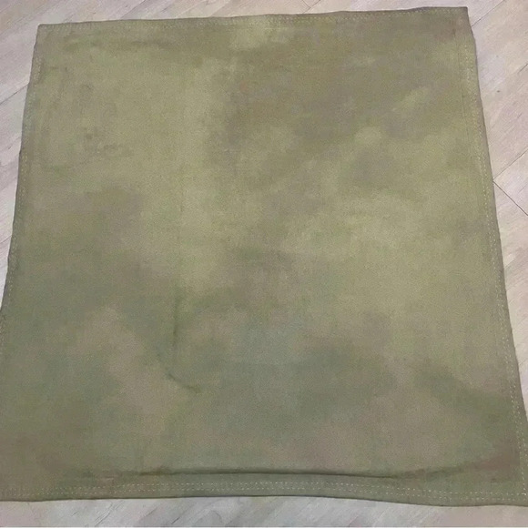 Set/2 Pottery Barn Faux Tan Suede Pillow Euro 26x26 Square - Picture 9 of 9